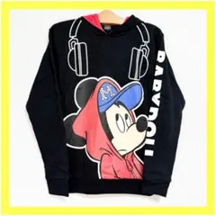 未使用品　タグ付き　BABYDOLL　ミッキーマウス　ヘッドフォン　パーカー