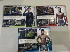 RIZIN ジャンボシールダス　朝倉未来、萩原京平、斎藤裕3名まとめ売り