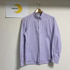 ikka 長袖シャツ パープル L