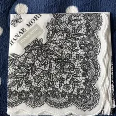 HANAE MORI ハンカチ 蝶柄 レース調のサムネイル
