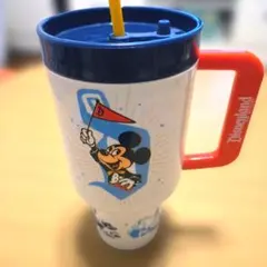 カリフォルニアディズニーランドリゾート70周年記念ストロー付きトラベルカップ新品のサムネイル