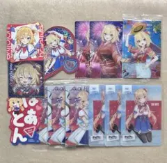 ホロライブ 赤井はあと 紙類グッズ13点まとめ売り