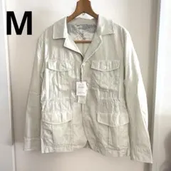 ドゥクラッセ　リネンコットンサファリジャケット　Mのサムネイル