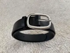 H&M ブラックレザーベルト Mサイズ