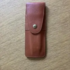 IL BISONTE ブラウン レザー 筆箱