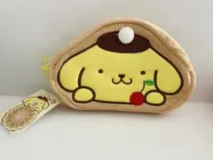 ポムポムプリン クッキーダイカット ポーチ ホワイトデー　チャーム付き　あめ