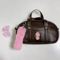 【新品】マイメロディ スクバ風ペンケース しっぽチャーム付 サンリオ 筆箱