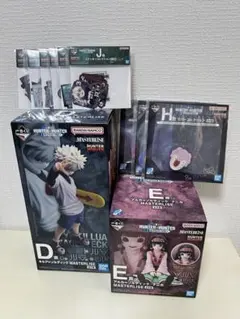 一番くじ　HUNTER×HUNTER D賞　キルア、E賞　アルカ　他、合計11点