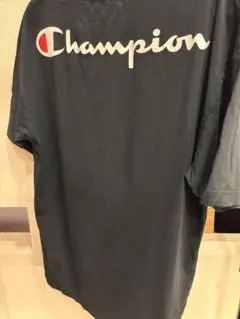 Champion ブラック Tシャツ X-LARGE