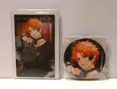 ぎゃうるふ 赤城ウェン 缶バッジ&チェキセット