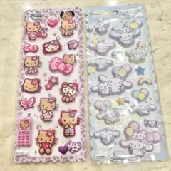 正規品！サンリオ　マシュマロシール　ギャルキティ　シナモロール