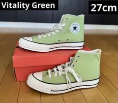 コンバース CT70 27cm スニーカー　チャックテイラー ハイカット 緑