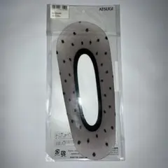 黒ドット柄フットカバー