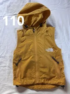 THE NORTH FACE フード付きベスト マスタード　110
