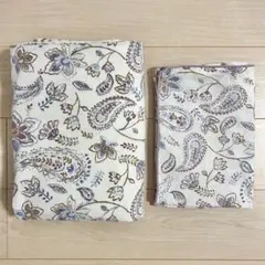 NITORI ニトリ 2点 掛け布団カバー 枕カバー ペイズリー シングルサイズ