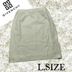 010〚GIVENCHY〛 タイトスカート ホワイト Lサイズのサムネイル