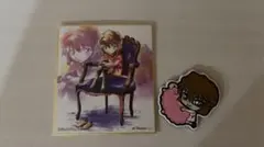 灰原哀　ミニ色紙　刺繍バッチ