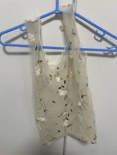 韓国　オーガンジーショッピングバック