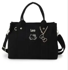 3/7⭐︎ 新品 grove ハローキティ Lee別注ポケット刺繍スクエアトート