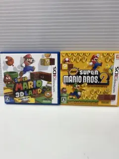 3DS スーパーマリオ 2本セット 3Dランド Newマリオ2 Retro