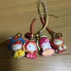 ハローキティ ストラップ 4点セット - メルカリ