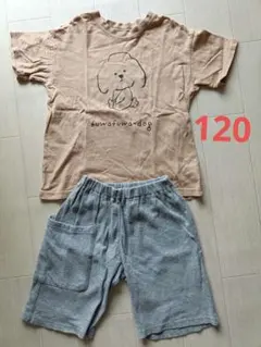 犬 半袖パジャマセット 120cm