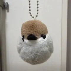 スズメ ぬいぐるみ キーホルダー 約8cm