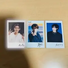 SnowMan RAYS チェキ風カード 目黒 向井 ラウール