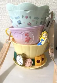 【美品】ディズニー　ポップコーンバケット　不思議の国のアリス