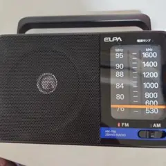 ELPA AM/FM 2BAND RADIO ポータブルラジオ 本体のサムネイル