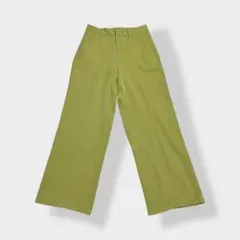 GRL grl グレイル センタープレスストレートパンツ ai07 L