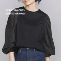 B&Y UNITED ARROWS 長袖カットソー　ブラック　フリー