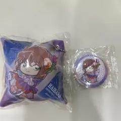 くら寿司 コナン クッションチャーム&缶バッジセット