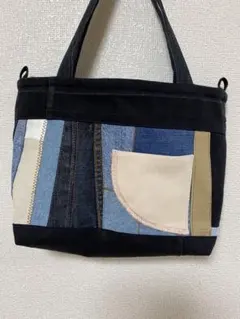 DEAR DACHS パッチワークトートバッグ