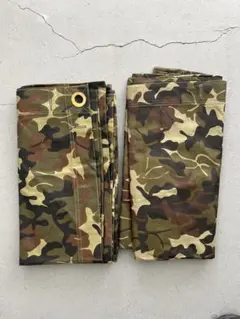 ルーマニア軍幕　デッド 希少 リーフカモ デットストック M47 2枚セット ルーマニア軍幕 デッド 希少 リーフカモ デットストック M47 3枚セット