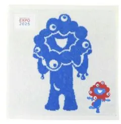 ミャクミャク☆タオルハンカチ２枚☆EXPO2025