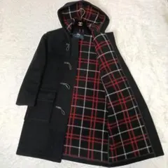 バーバリーズ ヴィンテージ ロングダッフルコート ノバチェック 大きいサイズLY バーバリーズ ヴィンテージ ロングダッフルコート ノバチェック