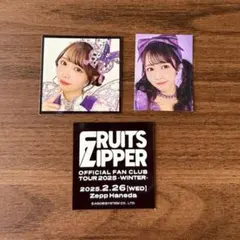 FRUITS ZIPPER 仲川瑠夏　プリ風シール　バラ売り