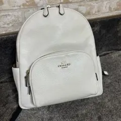 COACH ホワイトバックパック