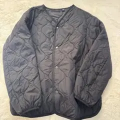 UNIQLO キルティングジャケット 140 ブラック