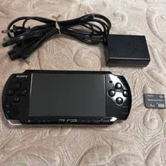 【PSP3000】アダプター、メモリーカード付き ※バッテリー無し
