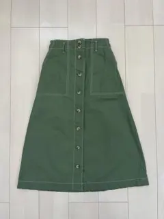 【natural couture】フロントボタン ロングスカートのサムネイル