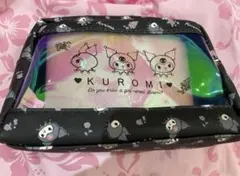 クロミ　透明ポーチ　コスメ　小物入れ　サンリオ