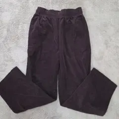 GU コーデュロイ パンツ　ブラウン　Sサイズ