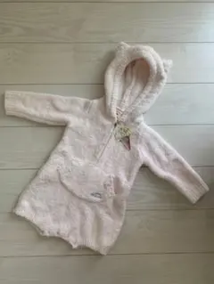 gelatopiqué♡ネコ耳もこもこロンパース