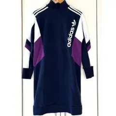 アディダス　adidas originals スエットワンピ　ネイビー　サイズM