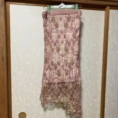 ottocollection オットー スカート レース ピンク レーヨン L