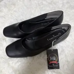 Romeo Valentino パンプス 黒 26.0cm EEE 就活