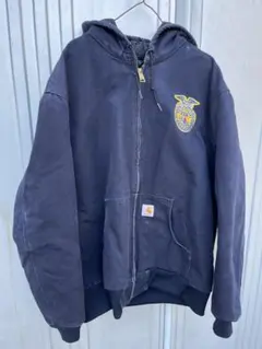 ヴィンテージ carhartt ffa アクティブジャケット ネイビー USA製