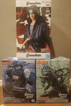 ナルト 疾風伝 フィギュア うちはイタチ&うちはマダラ&はたけカカシ